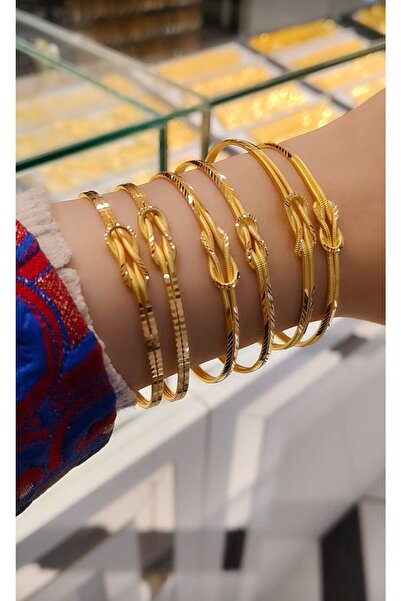 İdeal Sarraf 22 Ayar Altın Yatırımlık Başak Ajda Düğüm Bilezik