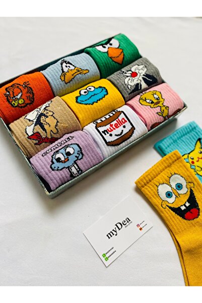 myDea 3 pár unisex mintás zokni (DOBOZ NÉLKÜL)