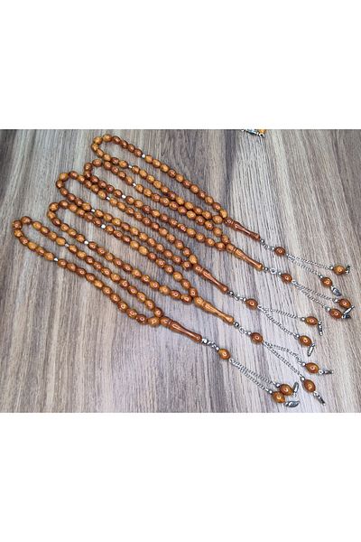 TABASAFE 5 Pieces of Plastic Quality Kuka Model Men's Prayer Beads Set of 33