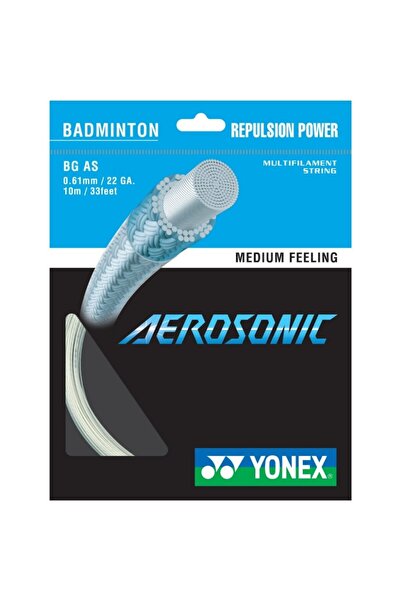 YONEX BG AEROSONIC BADMİNTON KORDAJI BEYAZ (10m)