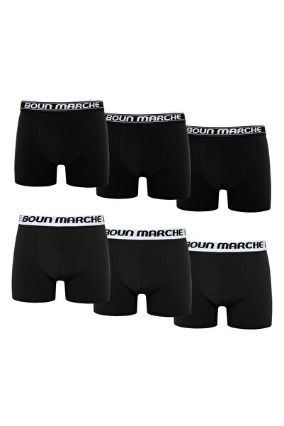 BOUN MARCHE Ανδρικό Boxer Lycra Premium Κουτί 6 τεμαχίων EDWARD