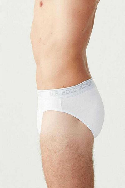 U.S. Polo Assn. Πόλο Ασν των ΗΠΑ. 83057 Ανδρικό Boxer 3 τεμαχίων-λευκό