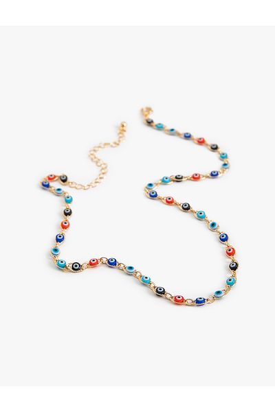 Koton Evil Eye Beaded Necklace
