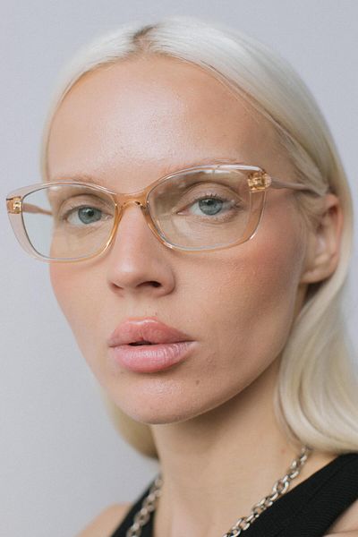 Bilge Karga Charmian Nude Blue Light Protective Glasses