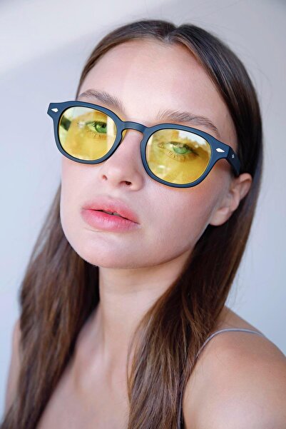 Bilge Karga Ryan Matt Black Yellow Güneş Gözlüğü