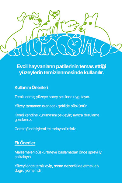 Coco Lola Dezenfektan Sprey-Bakteri ve virüslerin %99,9'unu öldürür ve kokuları temizler-500ml