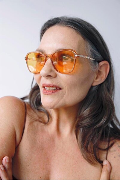 Bilge Karga Hubert Gold Orange Sunglasses