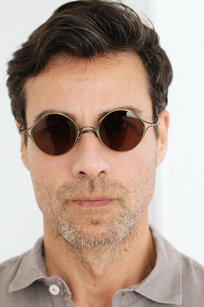Bilge Karga Argus Gold Brown Sunglasses for Men