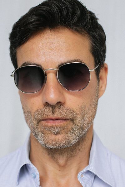 Bilge Karga Vilda Silver Black Gradient Men's Sunglasses
