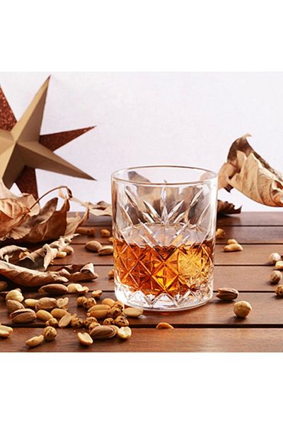Paşabahçe 520414 Timeless Whiskey Glass 420 Cc 4 Pcs