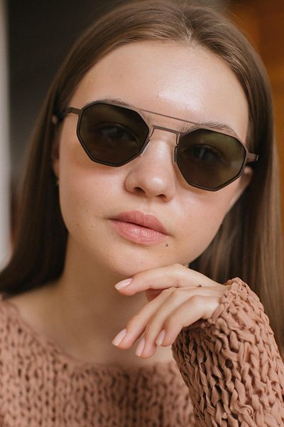 Bilge Karga Alaca Bronze Green Sunglasses