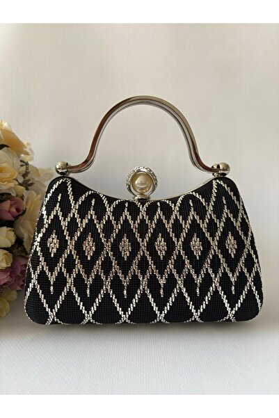 Ceylan Abiye Çanta & Tel Kırma El İşlemeli Abiye Çanta