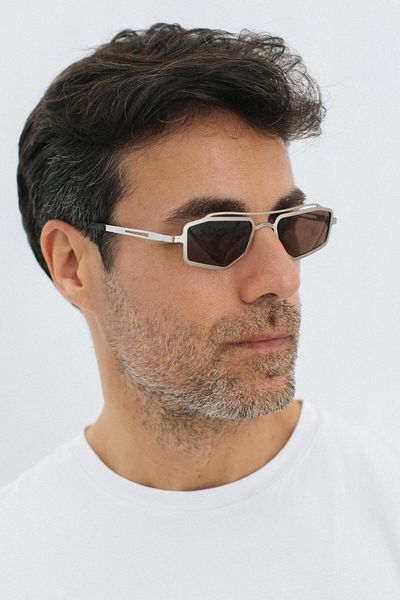 Bilge Karga Men's Sunglasses - Mist Silver Brown