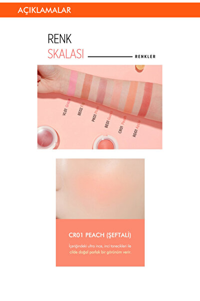 Missha Meyve Renkleriyle Doğal Ve Parlak Görünüm Sunan Jel Allık A'pıeu Juicy-pang Jelly Blusher (CR01)