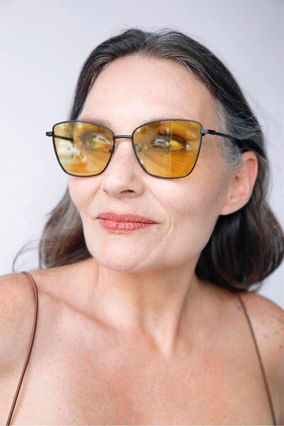 Bilge Karga Minerva Black Orange Sunglasses