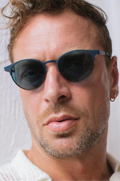 Bilge Karga نظارات شمسية للرجال - Dyre Navy Bronze Blue