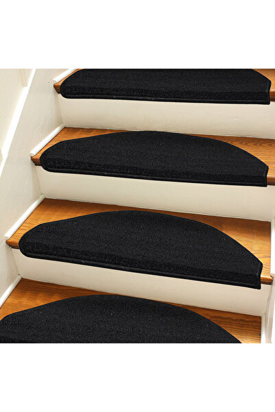 Genel Markalar Siyah Kendinden Yapışkanlı Merdiven Basamak Paspası / Halısı