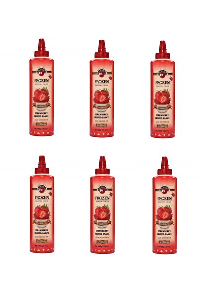 Genel Markalar Çilek Meyveli Sos Frozen Meyve Püresi 1000 G x 6 Adet (Koli)