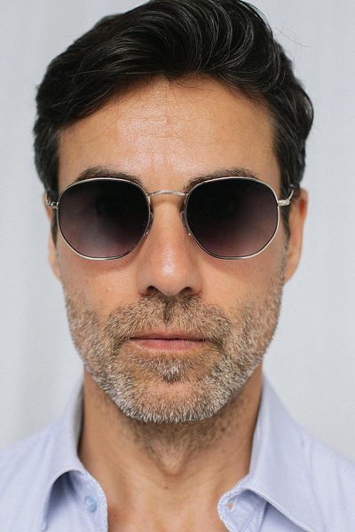 Bilge Karga Vilda Silver Black Gradient Men's Sunglasses