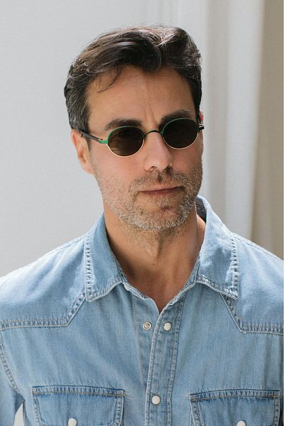 Bilge Karga Men's Sunglasses - Pheasant Gold Green