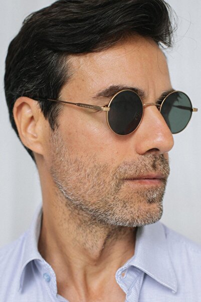 Bilge Karga Jiba Gold Green Men's Sunglasses