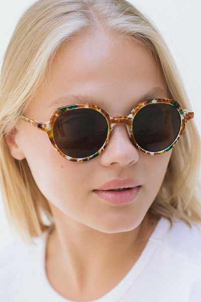 Bilge Karga Multicolor Brown Stork Sunglasses