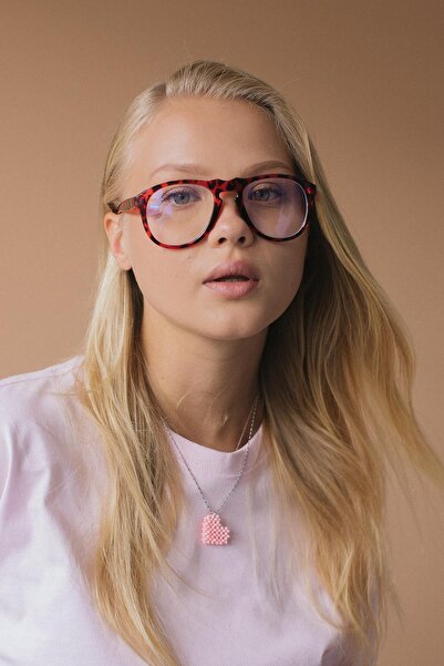 Bilge Karga Bennett Leopard Blue Light Protective Glasses