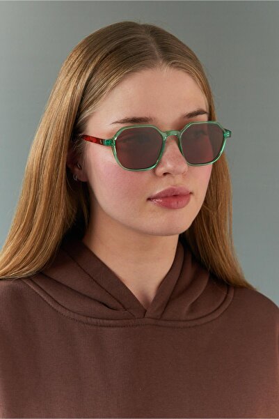 Bilge Karga Sezar Green Leopard Brown Güneş Gözlüğü