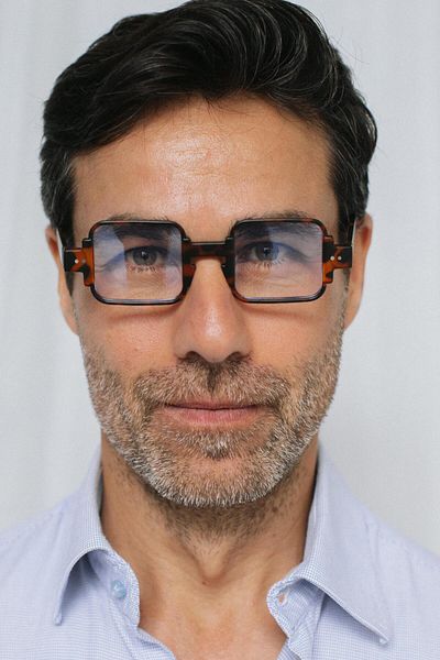 Bilge Karga Dante Matt Leopard Men's Blue Light Protective Glasses