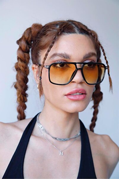 Bilge Karga Černé oranžové sluneční brýle Rhetta