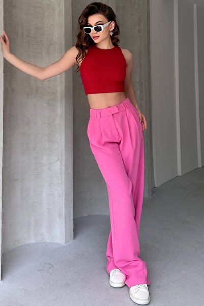 New Now Cycling Neck, Rubble Look, Thick Strap, Cashcorse Crop Gown