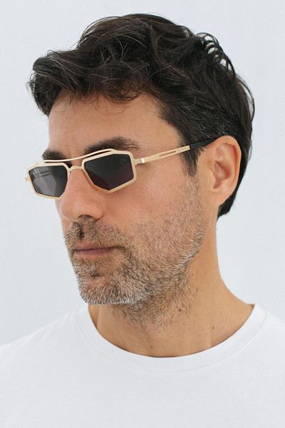 Bilge Karga Men's Sunglasses - Mist Gold Black