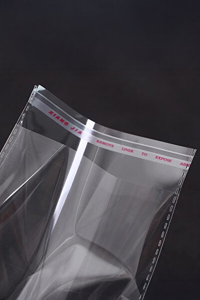 Home Jelatin Bantlı Yapışkanlı Naylon Poşet 100'lü 7 X 12