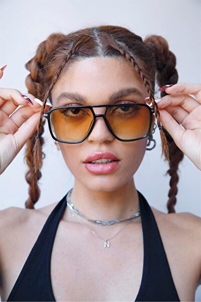 Bilge Karga Černé oranžové sluneční brýle Rhetta