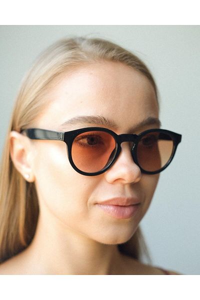 Bilge Karga Gleen Black Orange Gradient Sunglasses
