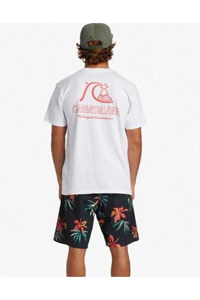 Quiksilver Το αυθεντικό ανδρικό κοντομάνικο μπλουζάκι Boardshort Purple