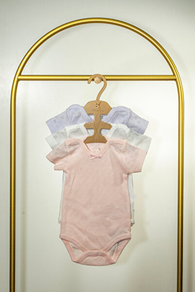 Caramell Allin'co - Caramell Kız Body Beyaz/Pembe/Lila