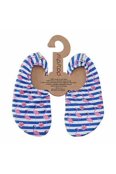 SLIPSTOP Αντιολισθητικά μποτάκια Slip Stop Stripe Junior για κορίτσια