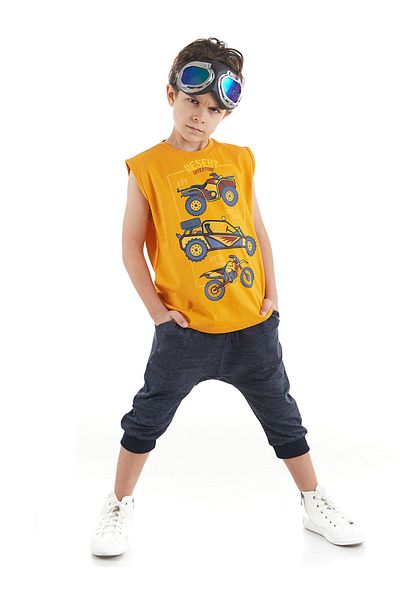 MSHB&G Motocross Boys póló Capri Shorts szett