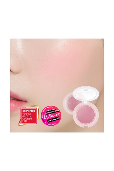 Missha أحمر الخدود الجل A'pieu Juicy-pang Jelly Blusher الذي يوفر مظهرًا طبيعيًا ومشرقًا بألوان الفاكهة (VL01)