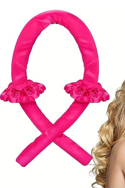 Vitastyle Isisiz Hair Styling Hair Sausage Satin Buckle Set Fuchia