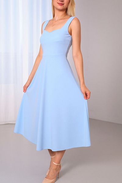 Ceylen Rochie dublă Midi cu gât pătrat