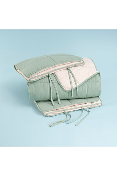 OTHELLO Easy to Use Single Pillow Mattresses and Quilt Set 170X230 cm Green - Egeo Life Series