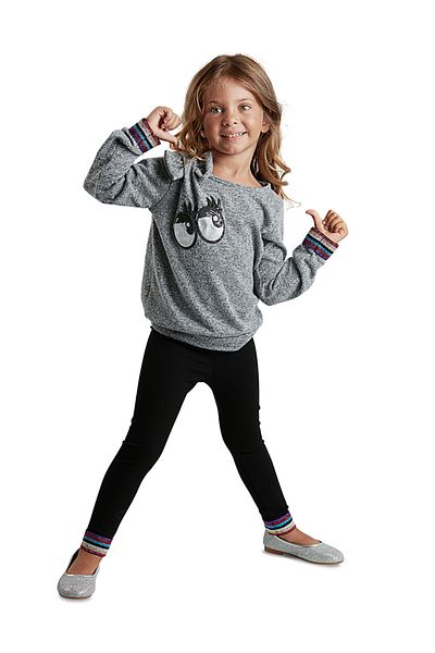 MSHB&G Eyes Girl Knitwear Pulóver Harisnya szett