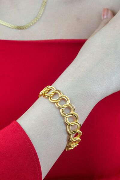 İdeal Sarraf 22 Ayar Altın Uzay Yolu Bileklik 17 gr