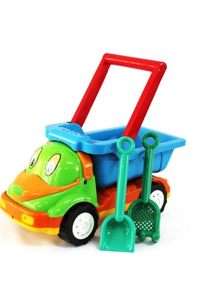 LRS STORE Toy Truck Shovel Set Beach Toy Sand Carrying Truck 29 cm