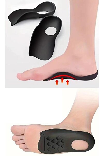 jetfast Esnek Düz Taban Düzeltmeye Yardımcı Taban Topuk Yastığı 36-40 Arası N...