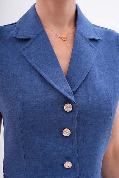 Shine Fine Vest and Trousers Set - Jacket Collar