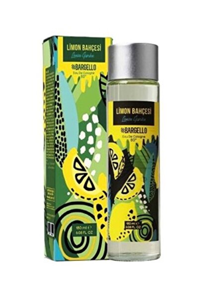Bargello 180 ml 80° Limon Bahçesi Cam Dökme Kapak Kolonya Edc