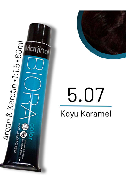 Marjinal Biora Saç Boyası - 5.07 Koyu Karamel